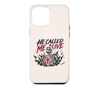 Carcasa para iPhone 12 Pro MAX Él me llamó Vivo Jesús Fe Esqueleto Cristiano