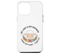 Carcasa para iPhone 12 Pro MAX El Señor es mi Pastor, no esperaré - Salmos 23:1