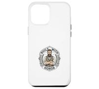 Carcasa para iPhone 12 Pro MAX Emblema de Honor de Caballero Barbudo Vintage Estilo Retro