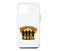 Carcasa para iPhone 12 Pro MAX Emblema de reunión de The Boys Are Back in Town Brotherhood Divertido