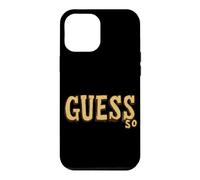 Carcasa para iPhone 12 Pro MAX Emblema Guess So