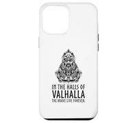 Carcasa para iPhone 12 Pro MAX En Valhalla los Valientes Viven para Siempre - Odin Viking Mythology