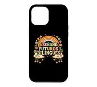 Carcasa para iPhone 12 Pro MAX Ensenando Futuros Bilingües Profesor de Lengua Dual