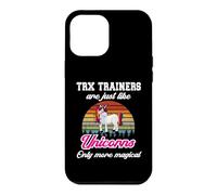 Carcasa para iPhone 12 Pro MAX Entrenamiento TRX/Funny Colorful Unicorn Personal Trainers