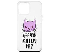 Carcasa para iPhone 12 Pro MAX ¿Eres Gatito, Tengo razón? Signo de maullido, Gatito Divertido