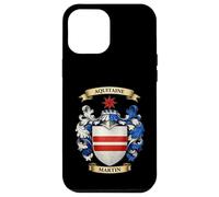 Carcasa para iPhone 12 Pro MAX Escudo de Armas de la Familia Martin e Historia de Apellidos
