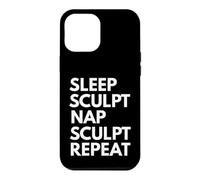 Carcasa para iPhone 12 Pro MAX Escultor de Esculpir la Siesta del sueño Escultor de repetición