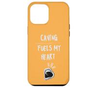 Carcasa para iPhone 12 Pro MAX Espeleología alimenta mi corazón Cave Explorer Espeleología Pasatiempo