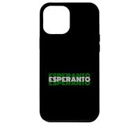 Carcasa para iPhone 12 Pro MAX Esperanto - Diseño de Texto de lenguaje de Estilo Retro de los años 70