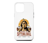 Carcasa para iPhone 12 Pro MAX Espíritu del Toro Sentado Jefe Nativo Americano Lakota Sioux