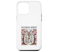 Carcasa para iPhone 12 Pro MAX Espíritu Wendigo Críptido Terror Folklore Bosque