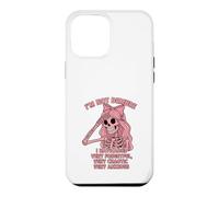 Carcasa para iPhone 12 Pro MAX Esqueleto TDAH Mujer Divertido Caótico Ansioso