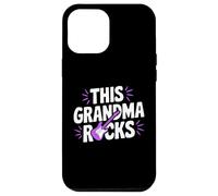 Carcasa para iPhone 12 Pro MAX Esta Abuela es Genial, la Divertida Abuela de Rockstar