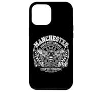 Carcasa para iPhone 12 Pro MAX Estampado Blanco Envejecido con Abejas de Manchester, Inglaterra, Reino Unido, Desde el 79 d.C.