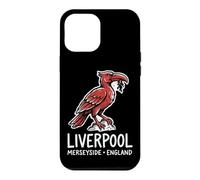 Carcasa para iPhone 12 Pro MAX Estampado de hígado con Estampado de pájaro en Tinta galvanizada de Liverpool Merseyside, Inglaterra