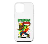 Carcasa para iPhone 12 Pro MAX Estilo Rey etíope Dab con Colores Nacionales para niños y niños