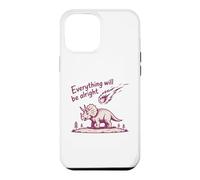 Carcasa para iPhone 12 Pro MAX Everything Is Alright Dinosaur Asteroid Chaos Graphic Retro