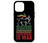 Carcasa para iPhone 12 Pro MAX Everywhere IS War Discurso Haile Selassie León Judá Reggae