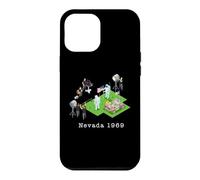 Carcasa para iPhone 12 Pro MAX Falso Aterrizaje Lunar Disparar Nevada Área 51 engaño