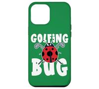 Carcasa para iPhone 12 Pro MAX Family Golf Tour Golfing Bug Cita Divertida Ladybug Golfer