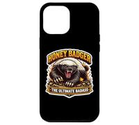 Carcasa para iPhone 12 Pro MAX Fan de Honey Badger: The Ultimate Badass, Genial y Amante de los Animales