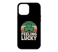 Carcasa para iPhone 12 Pro MAX Feeling Lucky Retro Casino Humor St Patricks Day Vibes