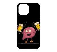 Carcasa para iPhone 12 Pro MAX Feliz día del hígado con Disfraz de Cerveza