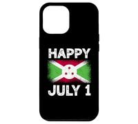 Carcasa para iPhone 12 Pro MAX Feliz Julio 1 Burundi Independence Day Flag Pride