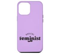 Carcasa para iPhone 12 Pro MAX Feminismo Radical, tipografía de declaración mínima