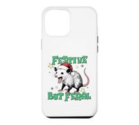 Carcasa para iPhone 12 Pro MAX Festive But Feral Possum Design Christmas Humor
