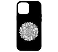 Carcasa para iPhone 12 Pro MAX Fibonacci Girasol Semilla Espiral Sagrada Naturaleza Geometría Arte