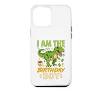 Carcasa para iPhone 12 Pro MAX Fiesta de Dinosaurios T Rex I Am The Birthday Boy