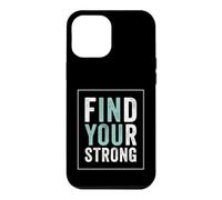 Carcasa para iPhone 12 Pro MAX Find Your Strong Motivational Gym Workout Fitness