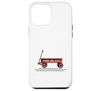 Carcasa para iPhone 12 Pro MAX Fire Island Retro Rojo vagón Playa Verano Vacaciones Amigo