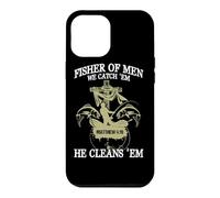 Carcasa para iPhone 12 Pro MAX Fisher of Men We Catch 'Em, Él los Limpia (Mateo 4:19)