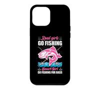 Carcasa para iPhone 12 Pro MAX Fisherwoman Real Girls Go Fishing Smart Girls Go Fishing