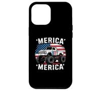 Carcasa para iPhone 12 Pro MAX Flag Truck July Fourth July 4th Independence Day American