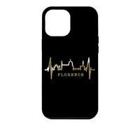 Carcasa para iPhone 12 Pro MAX Florencia Skyline Italia Latido del Corazón Amo Firenze