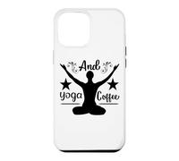 Carcasa para iPhone 12 Pro MAX Flujo de Amanecer Sereno y Vibraciones de café de Yoga