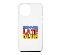 Carcasa para iPhone 12 Pro MAX Forever Late Club: Lema Divertido en 3D Block Shadow