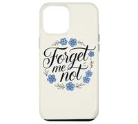 Carcasa para iPhone 12 Pro MAX Forget Me Not, Flor de jardín, Adorno Floral