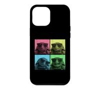 Carcasa para iPhone 12 Pro MAX Fotomatón Eastern Box Turtle Pop Art Divertido para Amantes de Las Tortugas