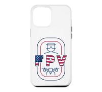 Carcasa para iPhone 12 Pro MAX FPV Drone & Bandera Americana - Quadcopter USA Pilot Patriotic