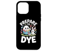 Carcasa para iPhone 12 Pro MAX Frase Divertida Pascua Prepare To Dye Huevo