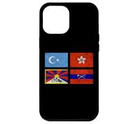 Carcasa para iPhone 12 Pro MAX Free Tibet UYGHURS Hong Kong Inner Mongolia China Flag