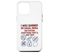 Carcasa para iPhone 12 Pro MAX FUI Prohibido en Las Redes sociales (Declaración de teoría de la conspiración)