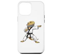 Carcasa para iPhone 12 Pro MAX Funny Bearded Dragons Doing Karate Samurai Ninja Lizard