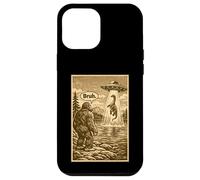 Carcasa para iPhone 12 Pro MAX Funny Bigfoot Bruh UFO Alien Loch Ness Monster Abduction