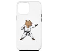 Carcasa para iPhone 12 Pro MAX Funny Capybara Doing Karate Samurai Ninja Capybara