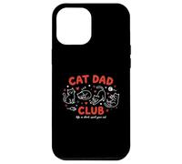 Carcasa para iPhone 12 Pro MAX Funny Cat Dad Club Mima a Tus Gatos